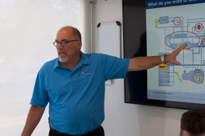 Mark Dekoster, the ASE Certified trainer on the bus, educated Babcox editors on the experience.