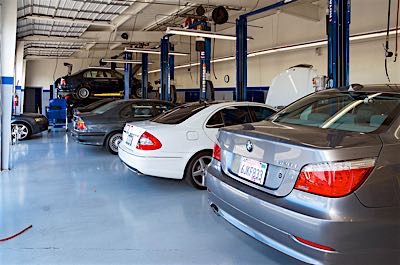 concours motors shop space