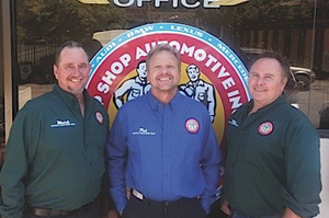 owners (left to right): mark zaunius, pat roell and willie contreras